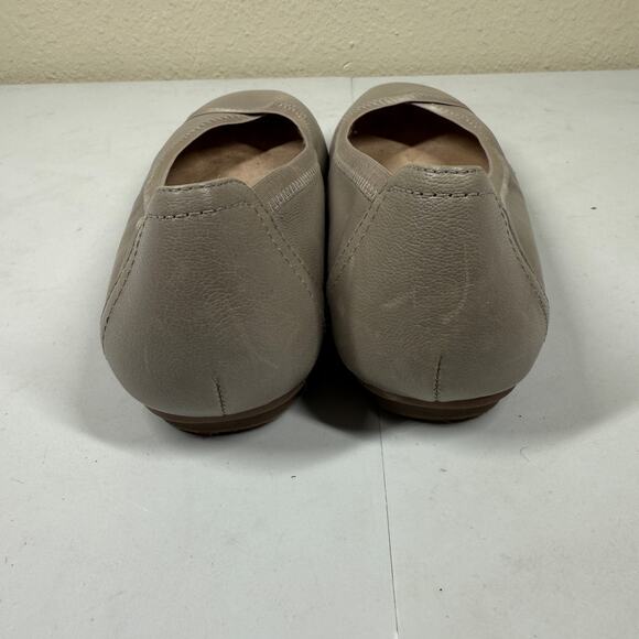 Vionic Caroll Leather Ballet Flats Gray Comfort Shoes Women’s 6.5 - Picture 4 of 7